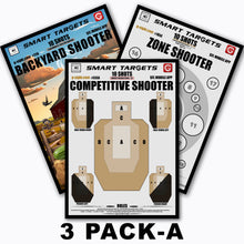 Load image into Gallery viewer, 3 PACK A - 11&quot; X 15&quot; TARGETS 130LB CARD