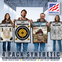 Load image into Gallery viewer, 4 PACK 5MM SYNTHETIC TARGETS -  19&quot; x 27&quot;