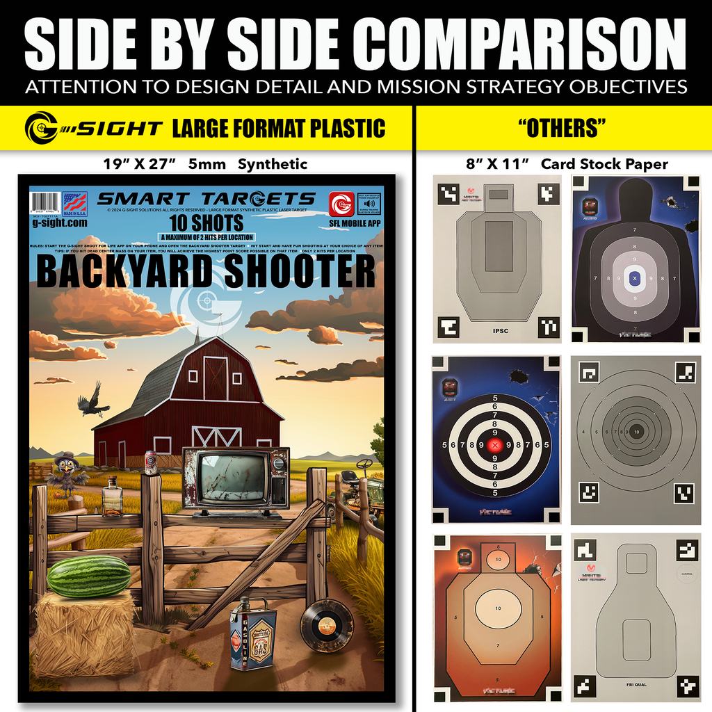 BACKYARD SHOOTER SYNTHETIC TARGET -  19" x 27"