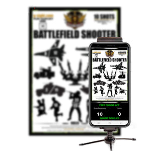 BATTLEFIELD SHOOTER - Shoot For Life Mobile App Target - 600C