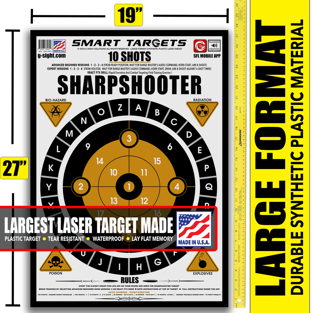 SHARPSHOOTER SYNTHETIC TARGET -  19" x 27"