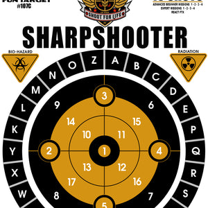 SHARPSHOOTER - Shoot For Life Mobile App Target - 107C